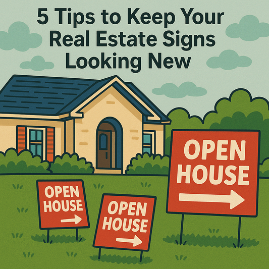 5 Tips to Keep Your Real Estate Signs Looking New